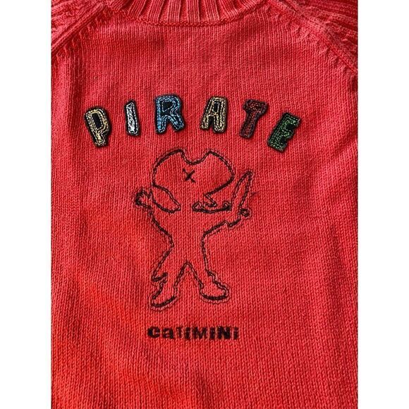 Pirate Boy’s Cotton Sweater Orange Size:4 - Picture 4 of 6